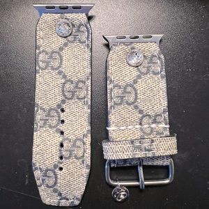 SparklBands Authentic Blue Webbed Gucci. Sleek Sivella